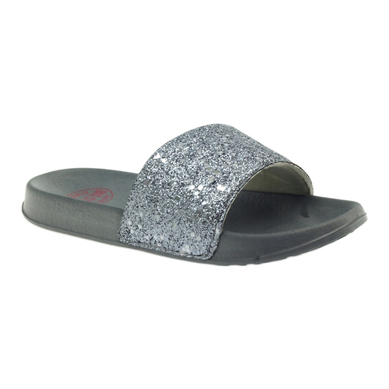 Chaussons profilés Big Star paillettes gris 1 Chaussons profilés Big Star paillettes gris 1