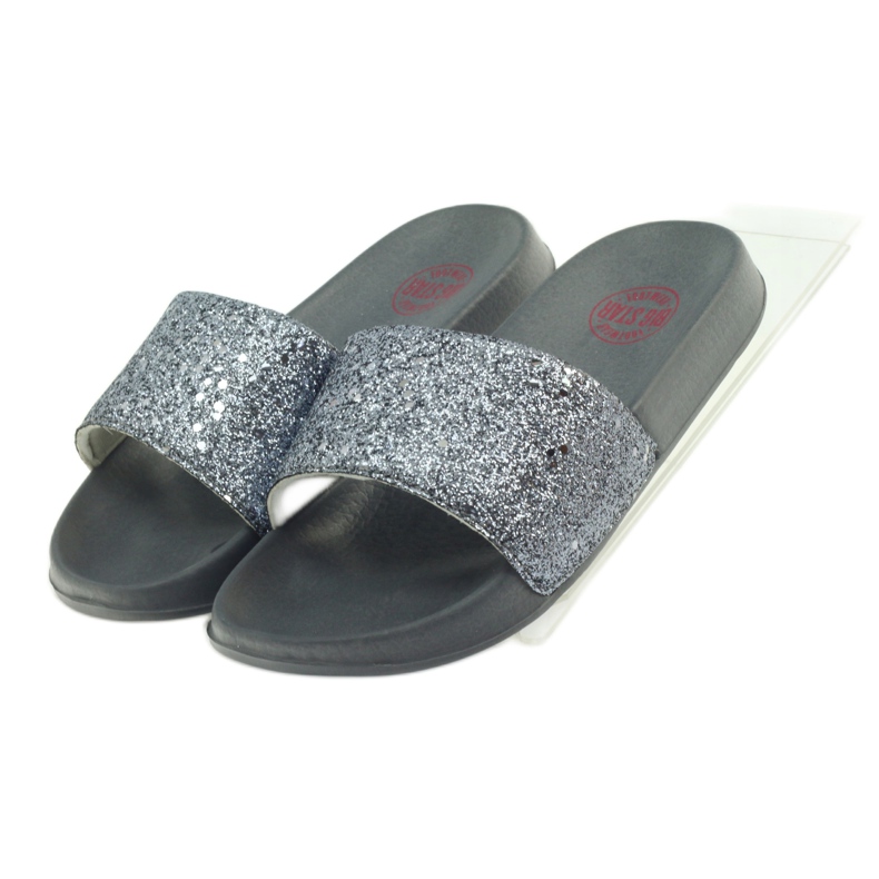 Chaussons profilés Big Star paillettes gris 5 Chaussons profilés Big Star paillettes gris 5