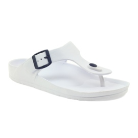 Sandales pour femmes Big Star 274A158 blanc noir 2