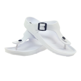 Sandales pour femmes Big Star 274A158 blanche le noir 4