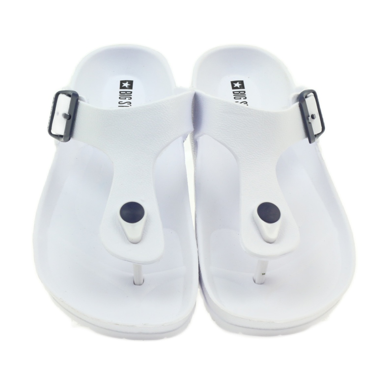 Sandales pour femmes Big Star 274A158 blanc noir 5