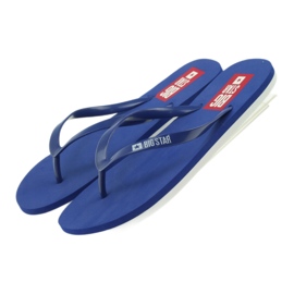 Big Star Women's Flip -flops 274A128 Navy Blue bleu 4