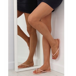 Tongs à clous pyramidaux DD26 roses 1