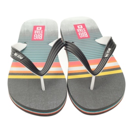 Big Star Men's Flip -flops 174410 noir le noir 3