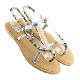 Sandales argent 5130 argent gris 2 Sandales argent 5130 argent gris 2