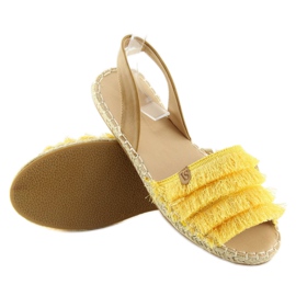 Espadrilles style caribéen jaune 8413 Jaune 1