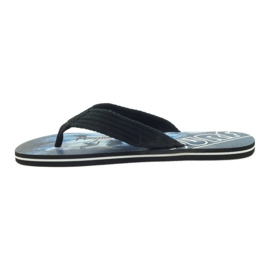 American Club Tongs homme américaines SURF le noir 2