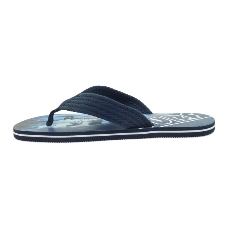 American Club Tongs homme américaines SURF bleu marine 2