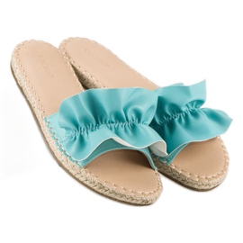 Tongs bleues espadrilles vices 1