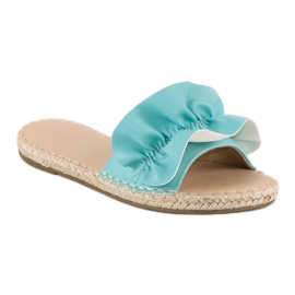 Tongs bleues espadrilles vices 2