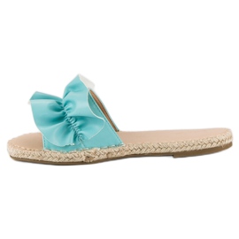 Tongs bleues espadrilles vices 3