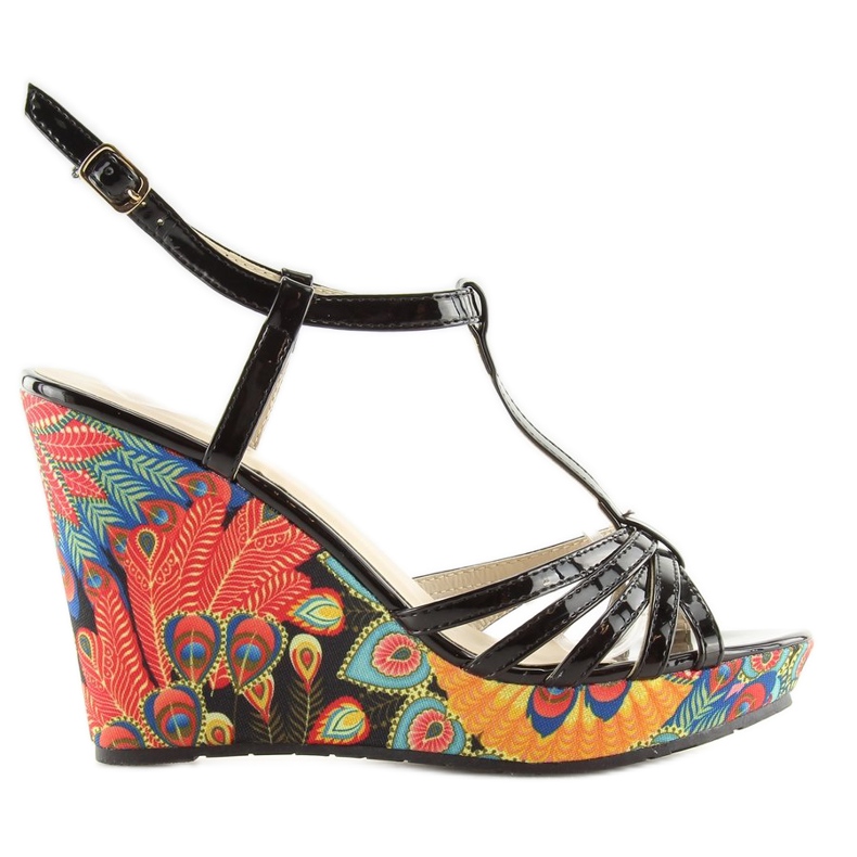 Sandales noires noires BL201 noir le noir 1