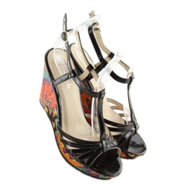 Sandales noires noires BL201 noir le noir 2