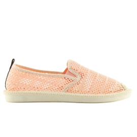 Espadrilles en maille rose 35503 Rosa 1