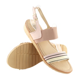 Sandales roses pour femmes J1024-A4 rose 1