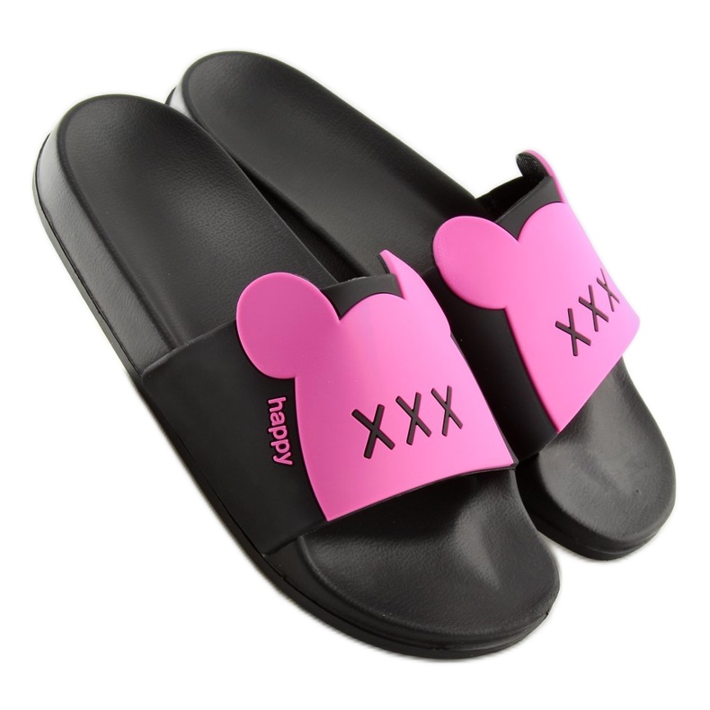 Chaussons silicone XoXo rose J10761B 2