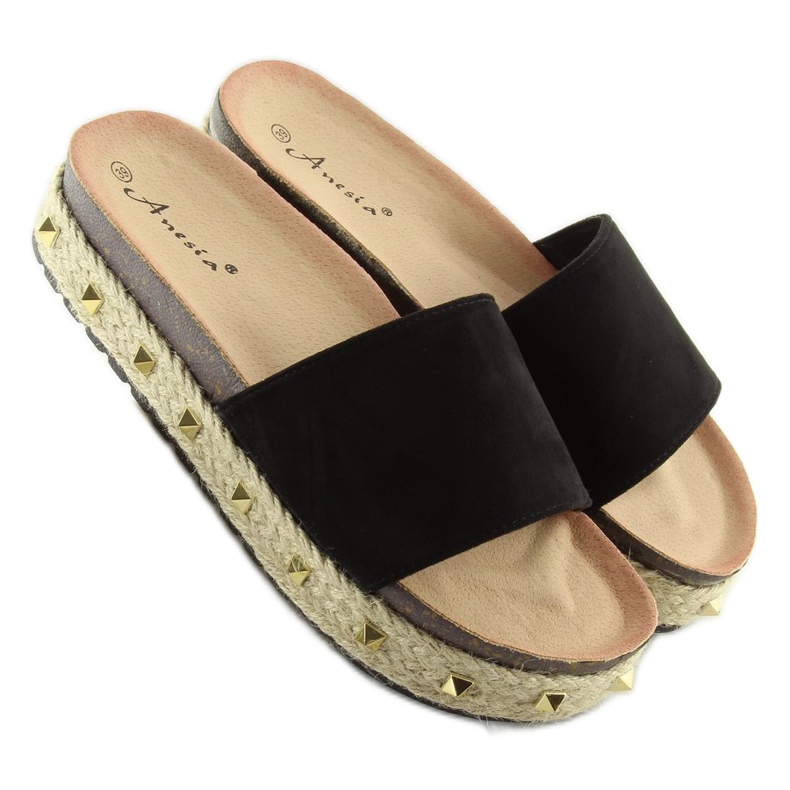 Espadrilles noires N-15 noir 1