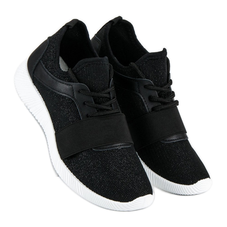 Chaussures à enfiler noires le noir 1