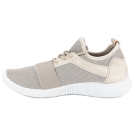 Chaussures à enfiler beiges 1