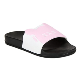 Pantoufles VICES à la mode blanc 1