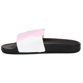 Pantoufles VICES à la mode blanche 2