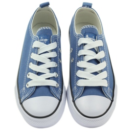 American Club Baskets américaines chaussures pour enfants baskets bleues 3