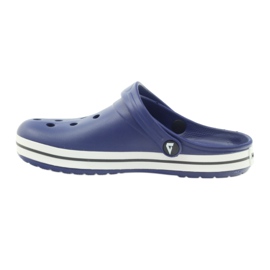 American Club Crocs clogs slippers sandales bleu marine 2
