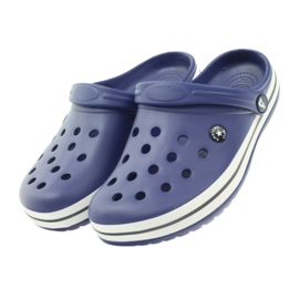 American Club Crocs clogs slippers sandales bleu marine 4