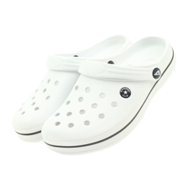 American Club Sandales blanches obstruées Kroks 4