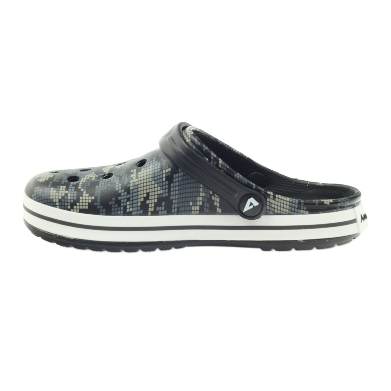 American Club Kroks clogsy pantoufles camo sandales noir gris vert 2