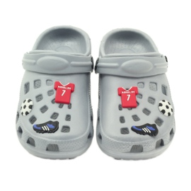 American Club Clogsy chaussons Ronaldo gris américain 3