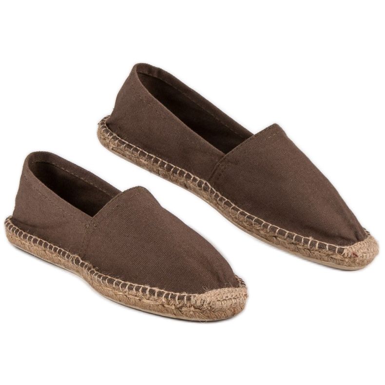 Espadrilles Marron brun multicolore 2