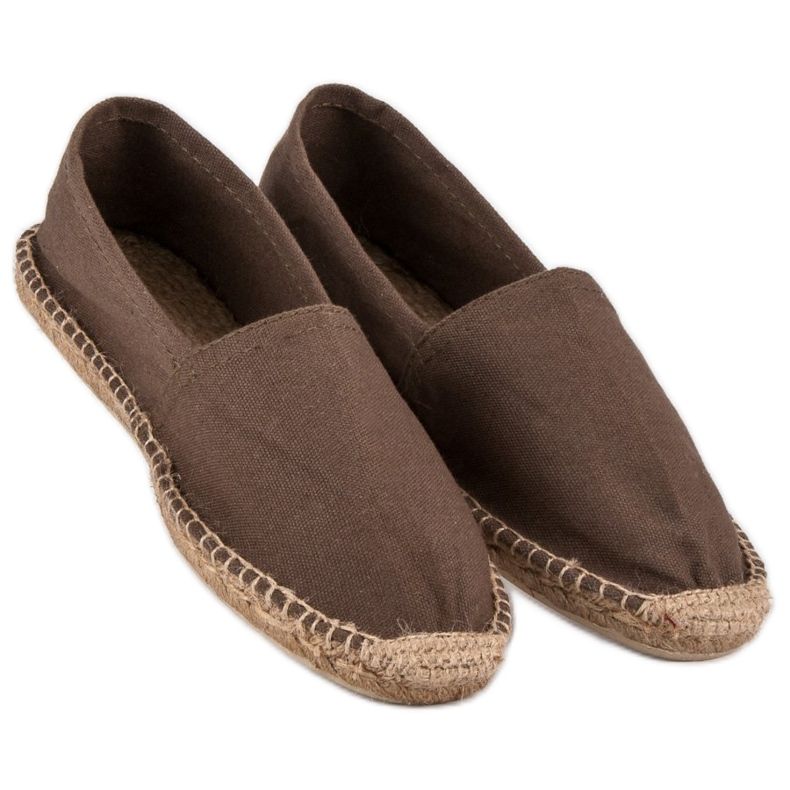 Espadrilles Marron brun multicolore 1