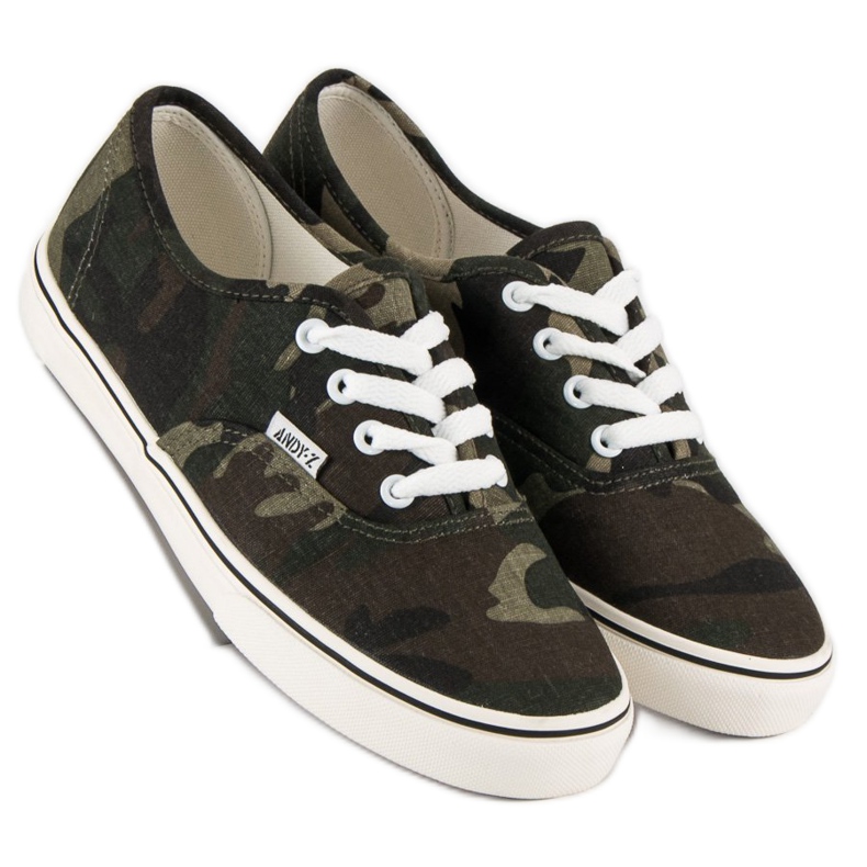 Andy Z Baskets camouflage brun vert 1
