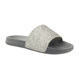 Chaussons profilés Big Star paillettes gris 1