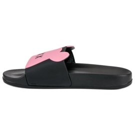 Pantoufles vices à la mode rose 1