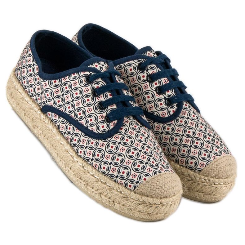 Corina Espadrilles nouées multicolore 1