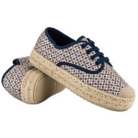 Corina Espadrilles nouées multicolore 5