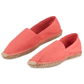 Espadrilles oranges multicolore 2