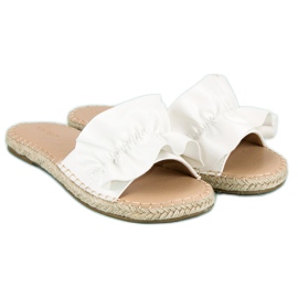 Vices d'espadrilles flip blanches 6