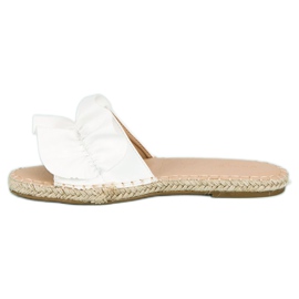 Vices d'espadrilles flip blanches 3