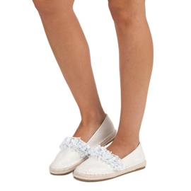 Espadrilles en daim VICES blanche 1