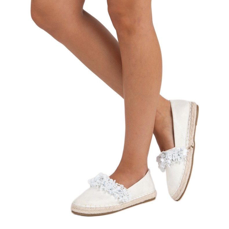Espadrilles en daim VICES blanche 2