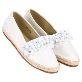 Espadrilles en daim VICES blanche 3
