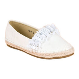 Espadrilles en daim VICES blanche 4