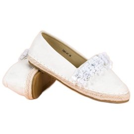 Espadrilles en daim VICES blanche 6