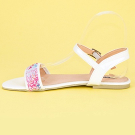 Sandales blanches vices 4