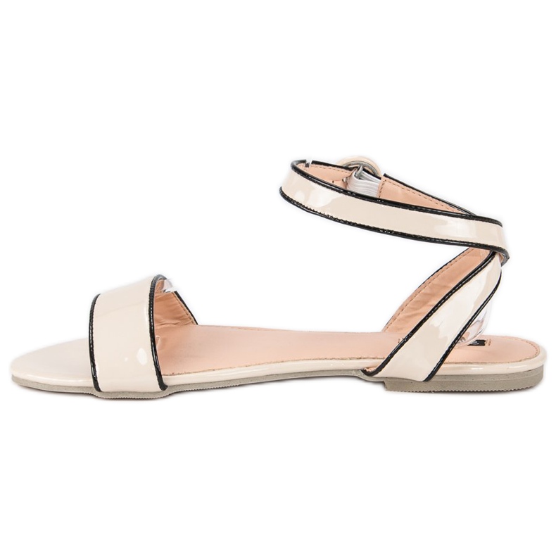 Sandales vices vernies brun 1