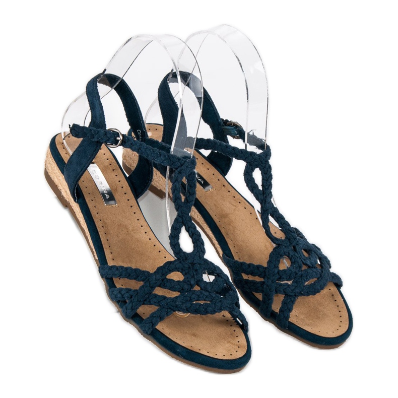 Corina Sandales bleu marine pour femme 1 Corina Sandales bleu marine pour femme 1