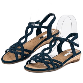 Corina Sandales bleu marine pour femme 2